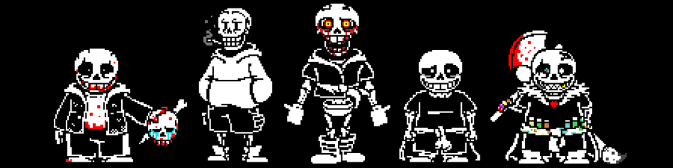 Undertale Au Fanon Wiki - Error Sans Pixel Art, HD Png Download