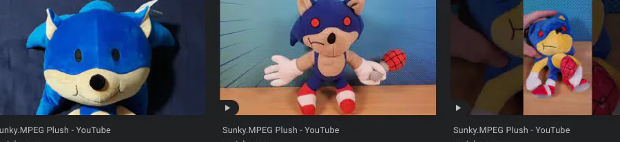 Sonic Plush: SUNKY! 