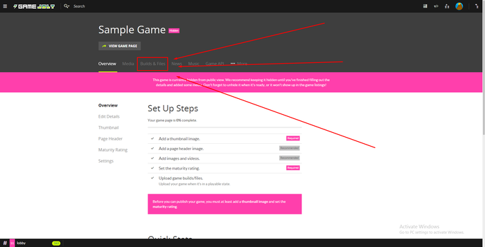 How to upload a game on Gamejolt (tutorial) 