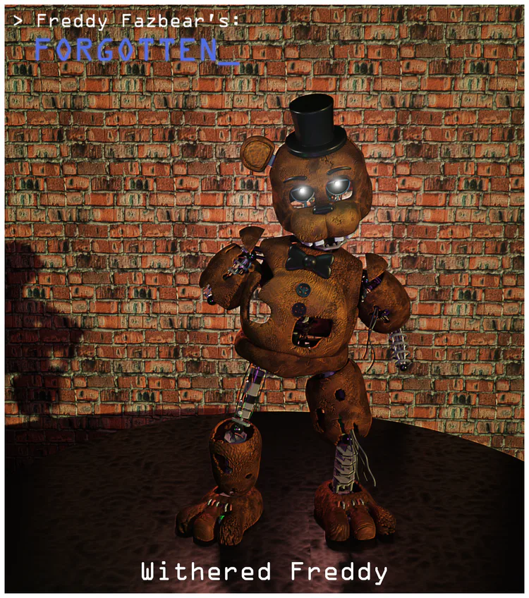 Alfathyrio on Game Jolt: Withered Freddy and Chica in the right corner of  FNAF 1.