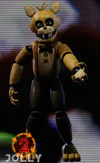 Withered Freddy New Textures Cuerpo completo png