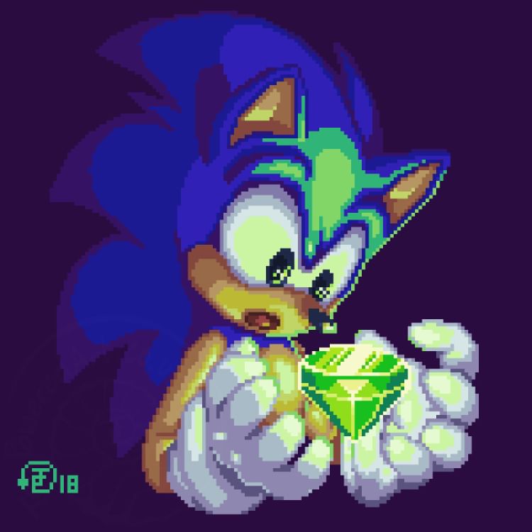 Sonic 3 emeralds. Соник пиксельный. Крим Соник пиксельный. Пиксельный арт Соника. Sonic в пикселях.