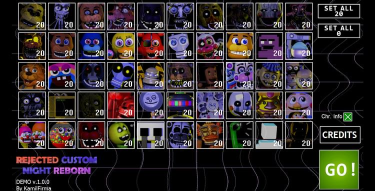 download free rejected custom night