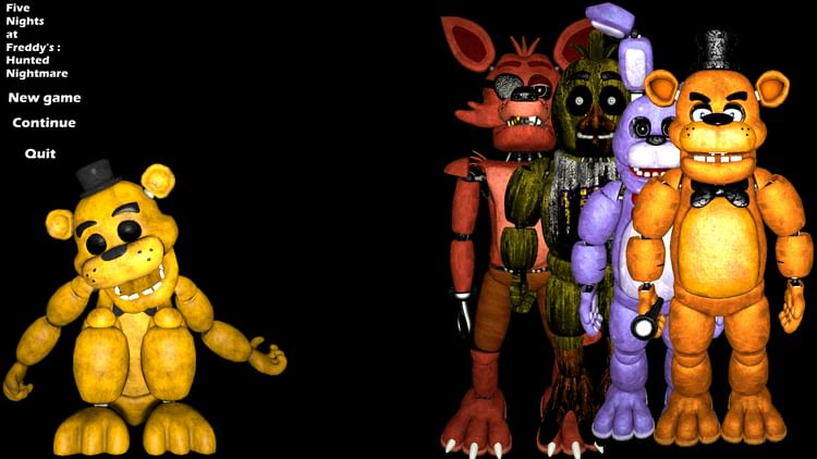 HUNTED BY THE NEW NIGHTMARE FREDDY..