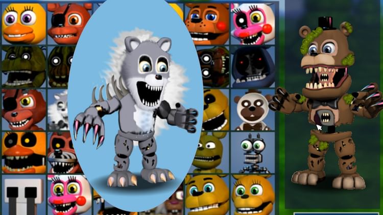 Фнаф ворлд как получить. ФНАФ ворлд Твистед Фредди. ФНАФ ворлд моды. FNAF World персонажи моды. ФНАФ ворлд гайд.