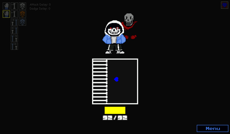 Ultra sans simulator play as sans 1 player