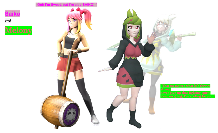 smg4_character_teasers_numbers_1_and_2_saiko_and_melony.png