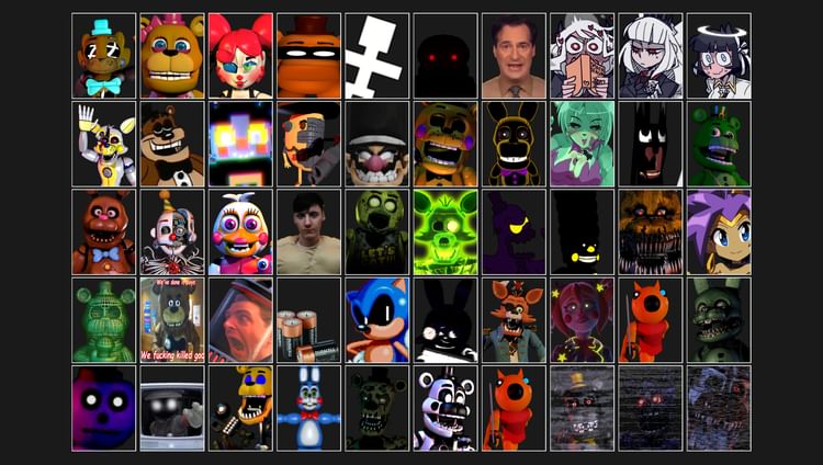 Fnaf ucn roster maker by LucaECoBasic - Game Jolt