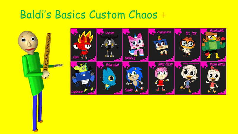 New characters for Gren's Basics [Baldi's Basics] [Concepts]