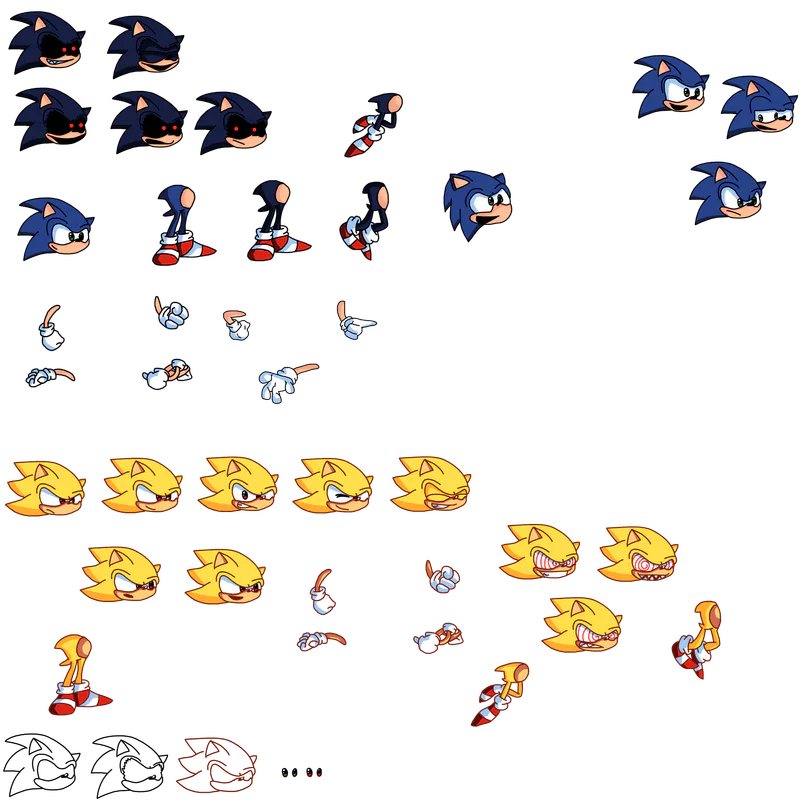 Fleetway Vs Sonic.EXE (Exetior) 