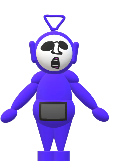 JustALilToby on Game Jolt: Tinky Winky from Slendytubbies 1 model