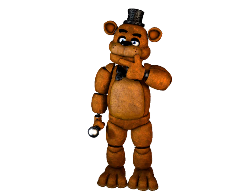 Withered Freddy Render png