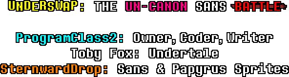 Underswap: The Un-Canon Sans Battle by ProgramClass2 - Game Jolt