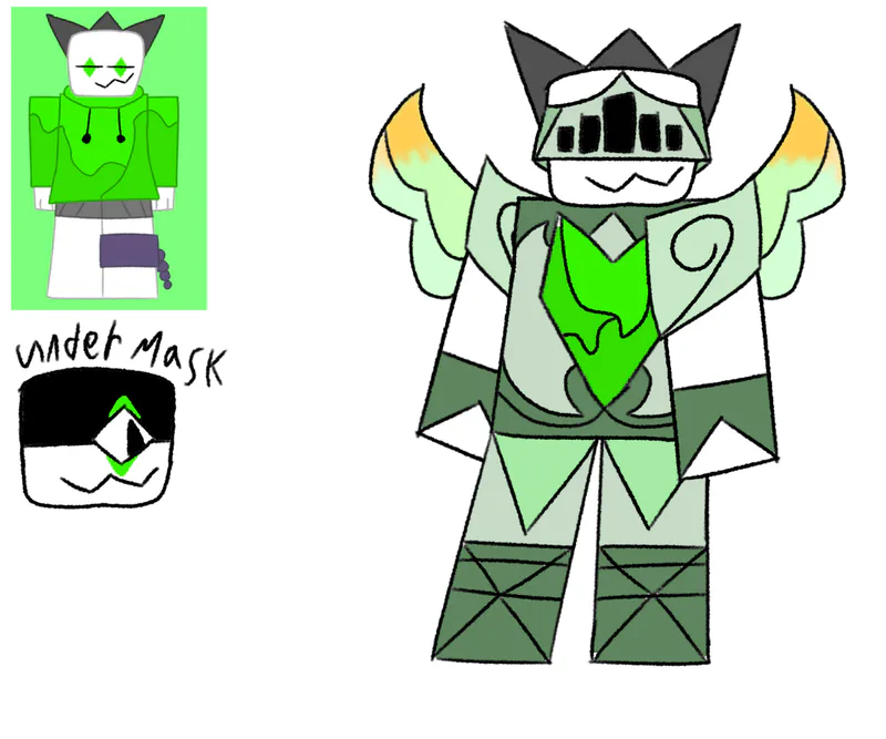 Dream Sans Minecraft Skin Outfit 2  Free Printable Papercraft Templates