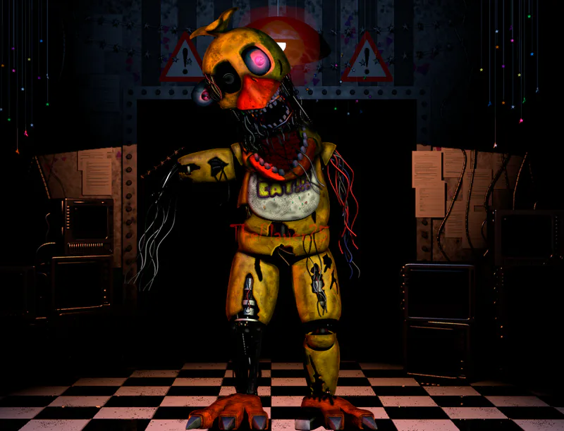 JuoNoVom on Game Jolt: Withered Chica (my version)