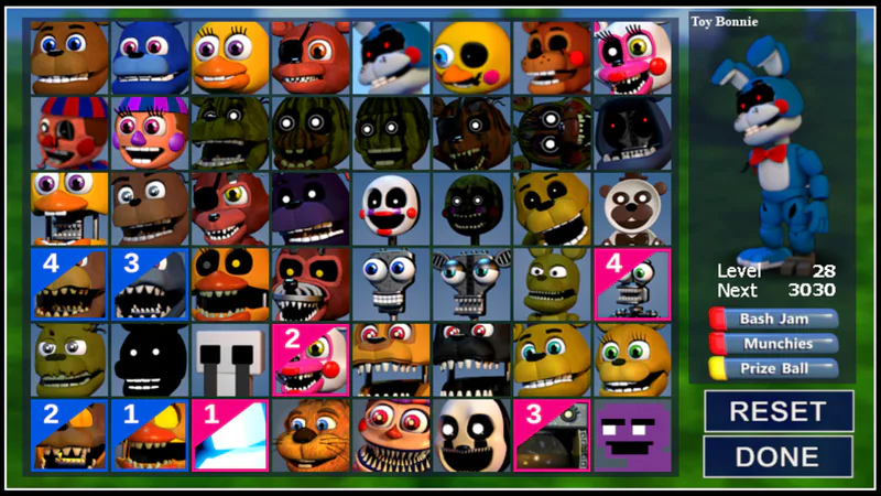 MonExt on Game Jolt: UCN Animatronic Select Screen Withered Toy Chica