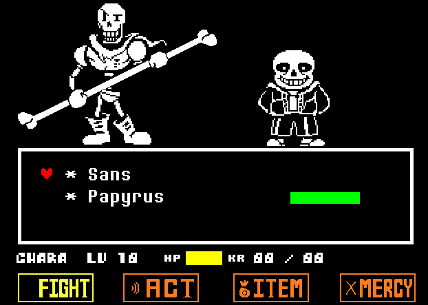 UNDERTALE: SANS AND PAPYRUS GENOCIDE BATTLE [RECREATION] by Team Darkness  Krzysiu #Dead Man Walking - Game Jolt