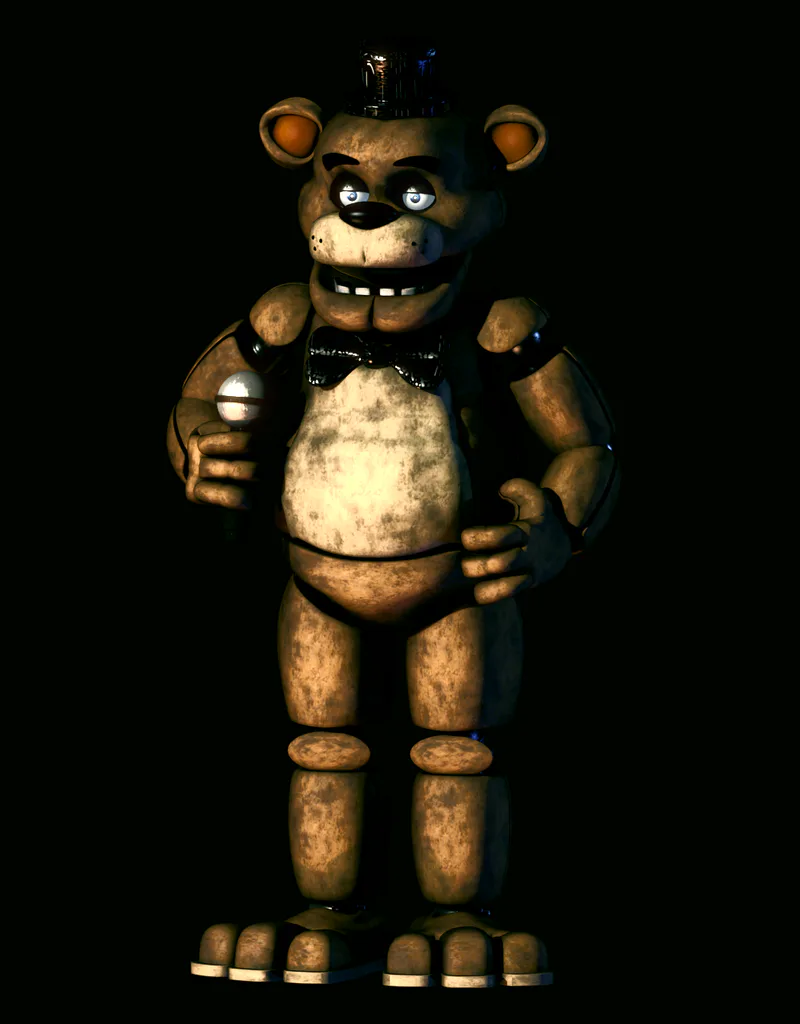 Stylized Freddy Fazbear five nights FNAF at Freddy's 1 : r