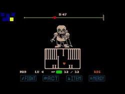 Undertale Fangame - Hard Mode Sans (FDY Normal Attempt)