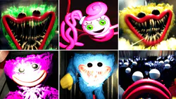 Poppy Playtime ALL JUMPSCARES! (Chapter 1-2) - Huggy Wuggy, Poppy, Mommy  Long Legs & More Jumpscares 