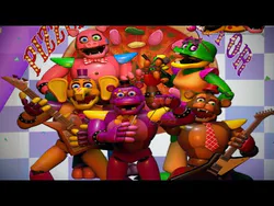 Adventure Mediocre Melodies Animatronics for FNaF World (Mod) by