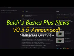 Baldi's Basics Mod Archive Project #01 (Baldi's Basics Classic Remastered  Pro Mod) 