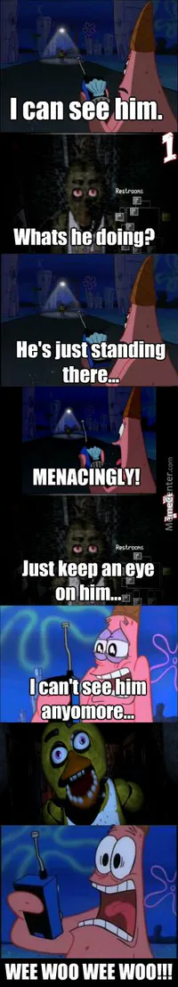 gaming patrick he's just standing here menacingly Memes & GIFs - Imgflip