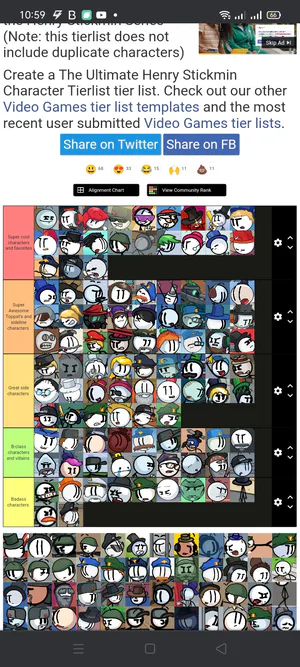 Buncha Henry Stickmin allignment chart memes I made : r/HenryStickmin