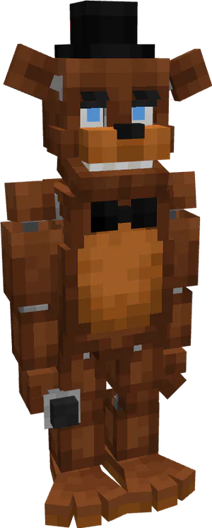 Freddy Fazbear Fnaf 1 Minecraft Skin