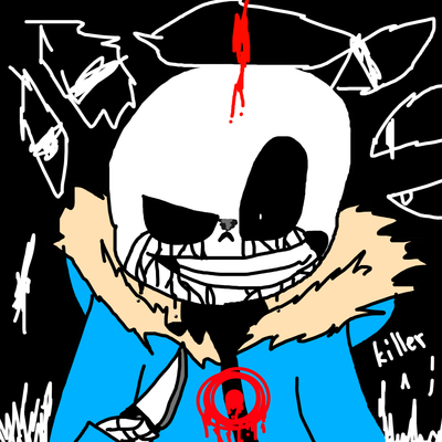 Killer sans - Desenho de error_sans_br - Gartic