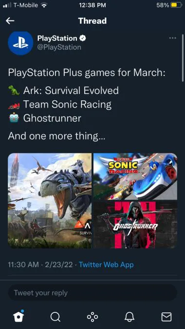 Ghostrunner, Team Sonic Racing e Ark: Survival Evolved são os