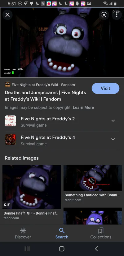 Jumpscares (FNaF1), Five Nights at Freddy's Wiki