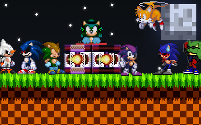 Sonic The Hedgehog Sprite Animation by Sanicmrio - Game Jolt