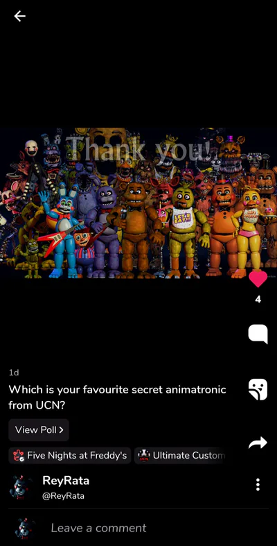 New posts - FNAF UCN Community on Game Jolt