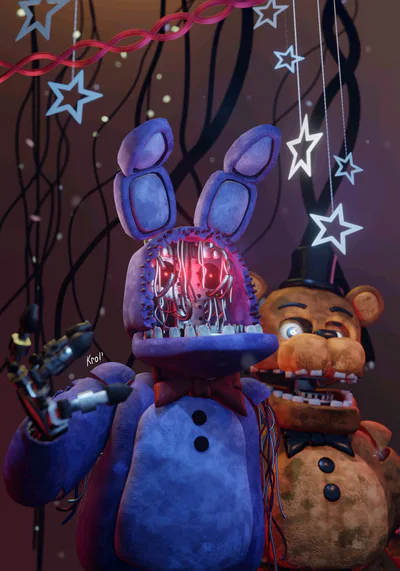 Krol'-animator on Game Jolt: Fredbear and SpringBonnie 🥰💜