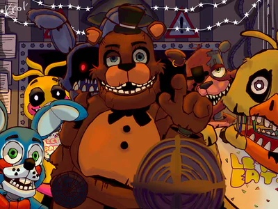 Krol'-animator on Game Jolt: Fredbear and SpringBonnie 🥰💜