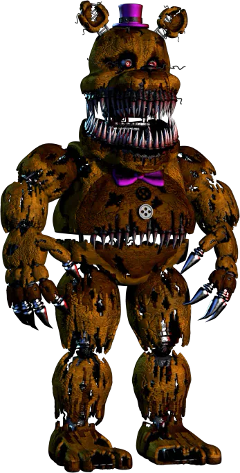 Nightmare Fredbear Returns in pixel form. : r/fivenightsatfreddys