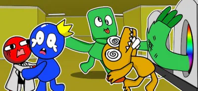 rainbow friends on Game Jolt: When blue search blue x green