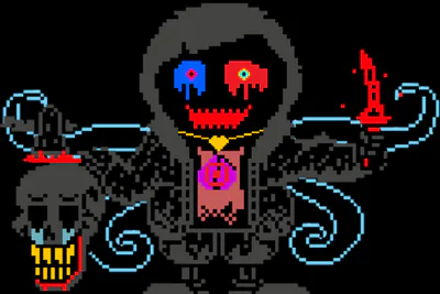 Pixilart - horror sans by g-sans