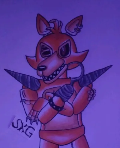 Texaram on Game Jolt: Want a Foxy drawing? Querem um desenho do