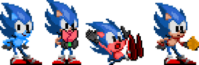 Adanishedgehog on Game Jolt: turbo the hedgehog S2 sprite sheet (yes I  copy the modgen palette)