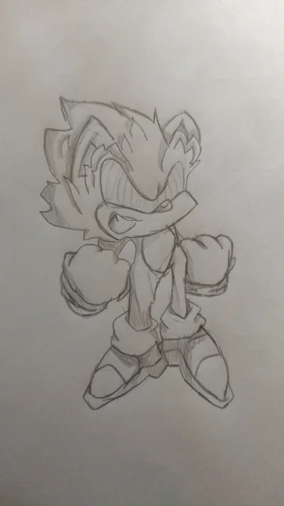 Como DESENHAR SONIC EXE vs FLEETWAY SUPER SONIC - How to DRAW