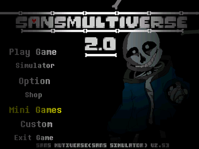 O SANS MAIS FORTE DE TODOS! Sans Simulator Multiverse! 