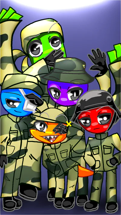 Game Jolt on X: Rainbow Friends fan art 🌈🖌️💕 By MuhammadAliAkbar1,  ValeraBro12, Razby and Dark-revenge on Game Jolt ⚡ More #RainbowFriends  here:  #Roblox #rainbowfriendsfanart   / X