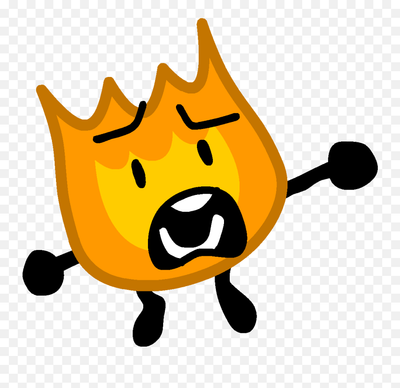 Startled bfdi character