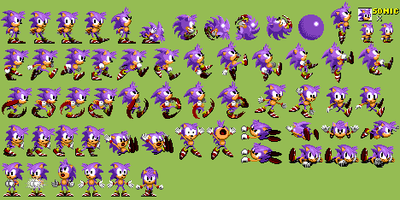 darkspine sonic sprites