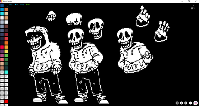 Dust Sans spritesheet by Moishma on DeviantArt