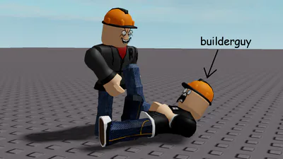 BuilderMan Roblox Animation on Make a GIF