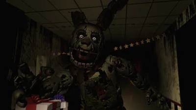 This Springtrap is more scary than the Original (FNaF 4 Mods) 