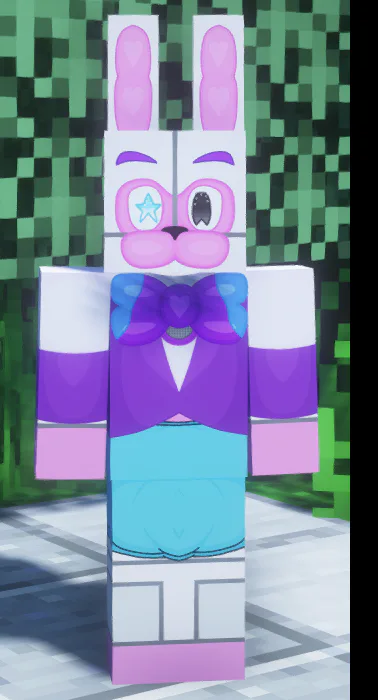 Ignited Bonnie  The Joy of Creation Minecraft Skin